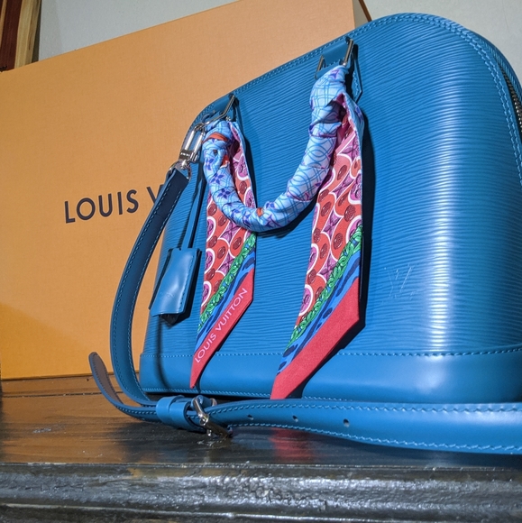Louis Vuitton Alma PM - Cyan Epi Leather - Picture 1 of 1